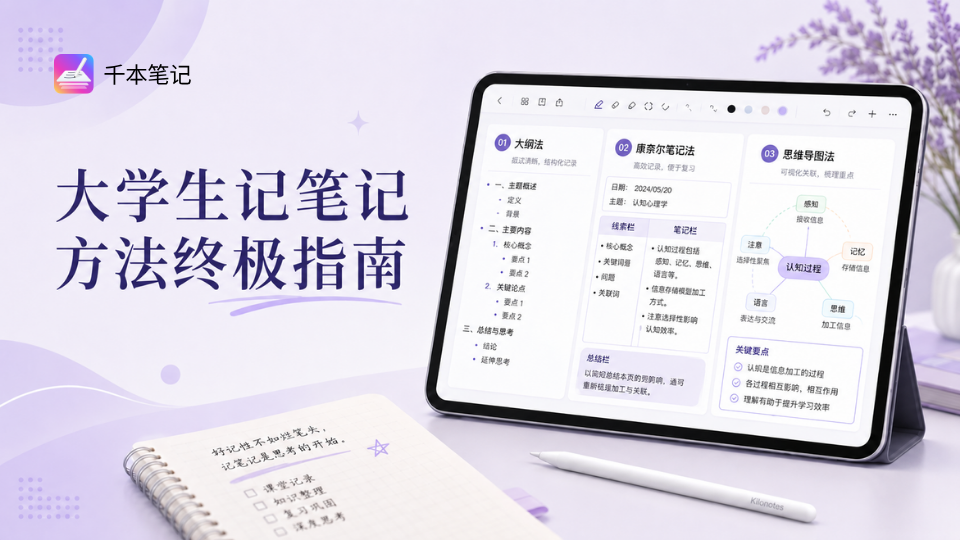 大学生记笔记方法终极指南
